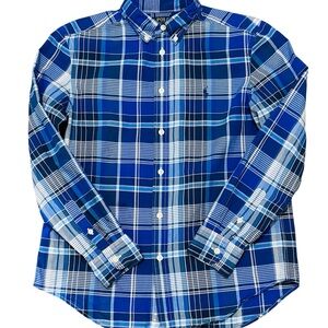 Polo Ralph Lauren Kids Blue Striped Button Down Shirt